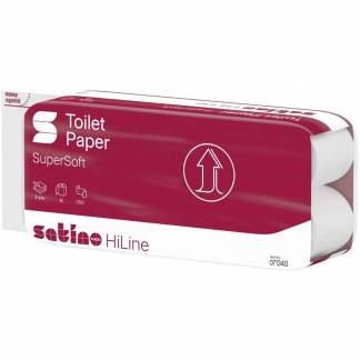 Satino HiLine toiletpapir MT1 3-lags 9,4cmx27,5m 64rl