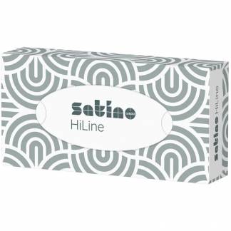 Satino HiLine ansigtsservietter 20,5x21cm hvid 100stk 