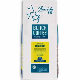 Black Coffee Amazonas kaffe hele b&oslash;nner 1 kg