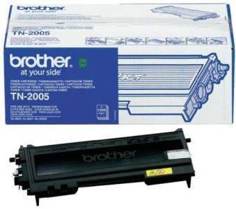 Brother TN-2005 Sort Lasertoner, 1.500 sider 