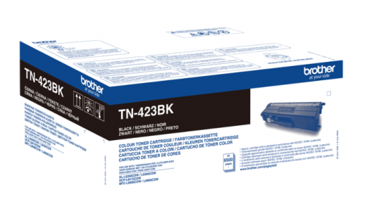 Brother TN-423BK Sort Lasertoner, 6.500 sider