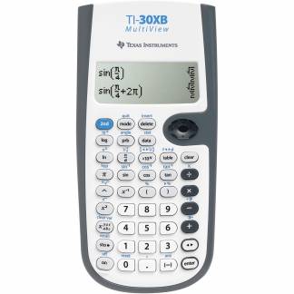 Texas TI-30XB MultiView lommeregner hvid 