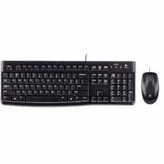 Logitech Desktop MK120 tastatur + mus sort 
