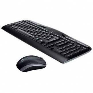Logitech MK330 tastatur + tr&aring;dl&oslash;s mus sort 