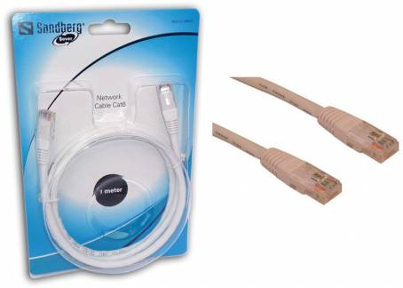 Sandberg SAVER - Patchkabel RJ-45 (han) til RJ-45 (han)
