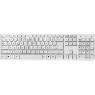 Jobmate Slim tastatur hvid 