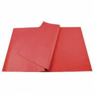 Silkepapir 75x50cm 14g scarlet r&oslash;d 24ark