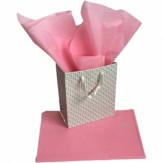 Silkepapir 75x50cm 14g Pale Pink 24ark