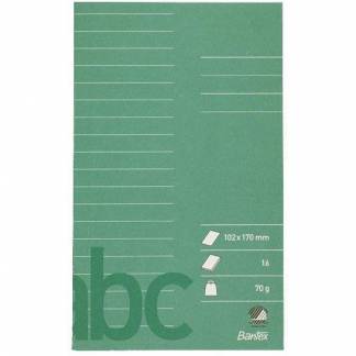 Bantex gloseh&aelig;fte 102x170mm 21 linjer gr&oslash;n 
