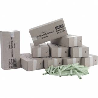 Ferco amerikansk lotteri 1-100 i lysegr&oslash;n