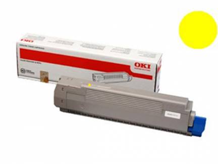 OKI cartridge yellow C8xx1 7300 pages