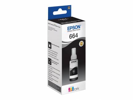 Epson T6641 Sort Blækrefill C13T664140