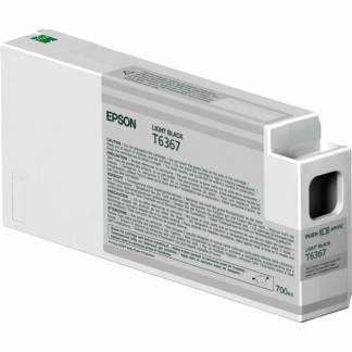 Epson T6367 C13T636700 Lys Sort Bl&aelig;kpatron, 700 ml