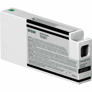 Epson T6361 C13T636100 Foto Sort Blækpatron, 700 ml 