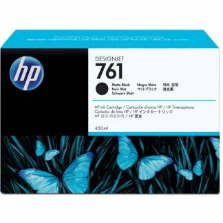 HP 761 CM991A Mat Sort Bl&aelig;kpatron, 400 ml