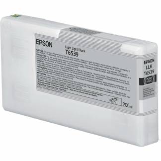 Epson T6539 C13T653900 Lys Lys Sort Bl&aelig;kpatron, 200 ml