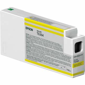 Epson T6364 C13T636400 Gul Blækpatron, 700 ml 