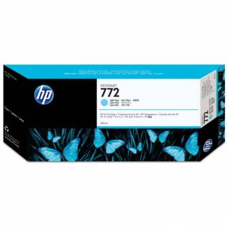 HP 772 CN632A Lys Cyan Bl&aelig;kpatron, 300 ml