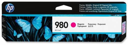 HP 980 D8J08A Magenta Blækpatron, 6.600 sider 
