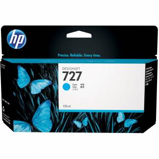 HP 727 B3P19A Cyan Bl&aelig;kpatron, 130 ml