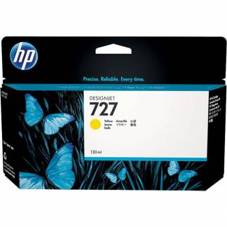 HP 727 B3P21A Gul Bl&aelig;kpatron, 130 ml