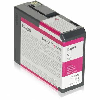 Epson T5803 C13T580300 Magenta Bl&aelig;kpatron, 80 ml