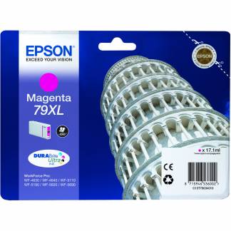 Epson 79XL C13T79034010 Magenta Blækpatron, 2.000 sider 