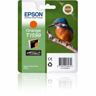 Epson T1599 C13T15994010 Orange Blækpatron, 17 ml 