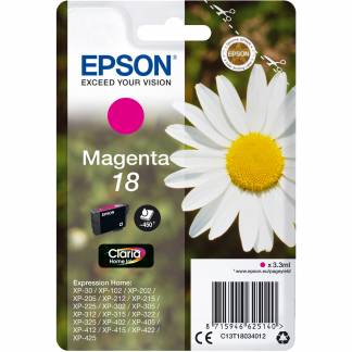 Epson 1-Pack Magenta 18 Claria Home Ink