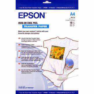 Epson Iron-On A4 papir hvid 10ark 