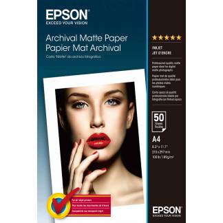 Epson Matt Archival A4 fotopapir 189g 50ark 