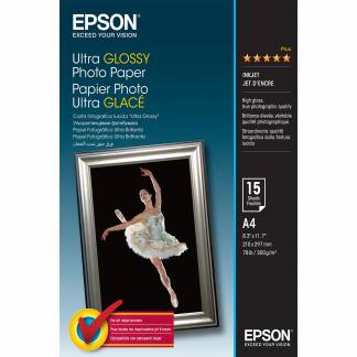 Epson A4 fotopapir hvid 15ark 