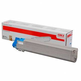OKI 43837131 Cyan Lasertoner, 20.000 sider 