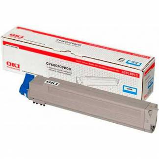 OKI 42918915 Cyan Lasertoner, 15.000 sider 
