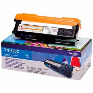 Brother TN320C Cyan Lasertoner, 1.500 sider 