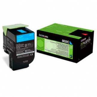 LEXMARK 80C20C0 return toner cyan 