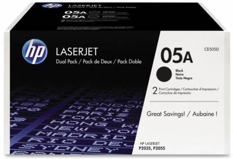 HP Toner CE505D Black 