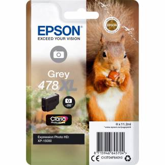 Epson Ink C13T04F64010 Grey 478XL