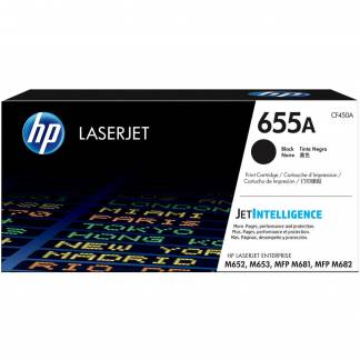 HP 655A CF450A Sort Lasertoner, 12.500 sider
