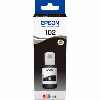 Epson 102 C13T03R140 sort blækpatron, 7.500 sider 