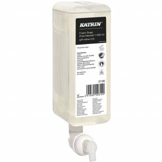 Sæbe Skum Katrin Refill til Dispenser uden Farve/Parfume 1 ltr