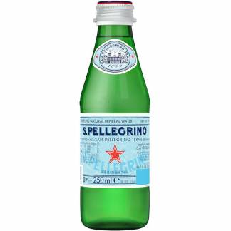 San Pellegrino mineralvand 0,25L inkl. A-pant