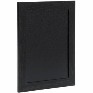 Securit Woody chalkboard 24x20x1cm sort 