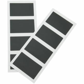 Securit chalkboard stickers sort 8stk 