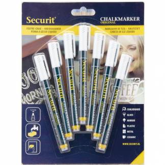 Securit kalkmarker 1-2mm 7 penne 