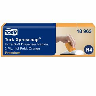 Tork 18963 Xpressnap N4 1000 dispenserservietter orange 