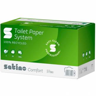 Satino Comfort Jumbo toiletpapir 2lags 24rl