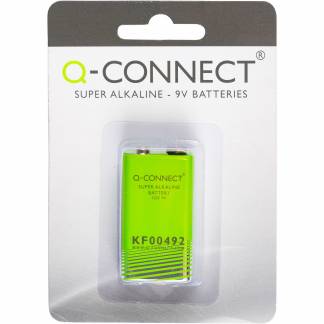 Q-connect Super Alkaline 9V batteri 1 stk 