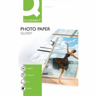 Q-connect fotopapir Glossy A4 180g 20ark 