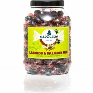 Napoleon bolsjer lakrids/salmiak 1,3kg 